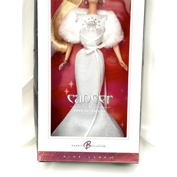 2004 Zodiac Cancer Barbie C6243 Pink Label Mattel Collector – NRFB - Picture 4 of 8